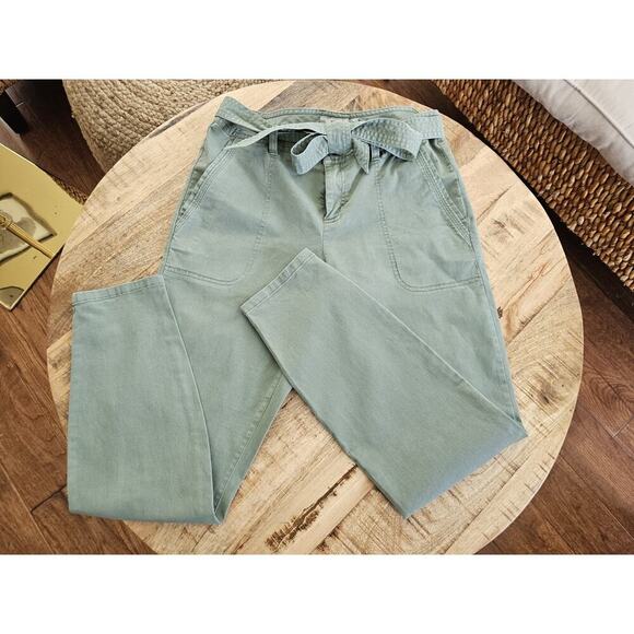 Vineyard Vines High Waisted Utility Pants Women's Size 2 Olive Green - Picture 3 of 9